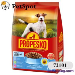 PROPESKO Dog Small and Medium Breeds - суха храна за малки и средни породи кучета, с птиче и говеждо месо - 1 кг