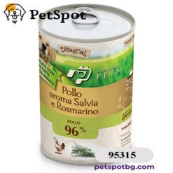 Консерва куче PROFESSIONAL PETS МОНОПРОТЕИН, за пораснали кучета от всички породи - пилешко и картоф, ПАСТЕТ - 400 гр.