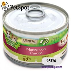 Консерва куче PROFESSIONAL PETS МОНОПРОТЕИН, за пораснали кучета от всички породи - говеждо и моркови, ПАСТЕТ - 150 гр.