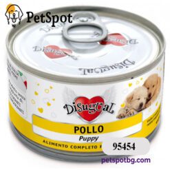 Консерва куче DISUGUAL PUPPY, за подрастващи кученца от всички породи - пилешко месо, ПАСТЕТ - 150 гр.