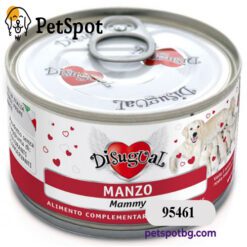 Консерва куче DISUGUAL MAMMY, за майки в период бременност и кърмене с 91% говеждо месо - 150 гр.