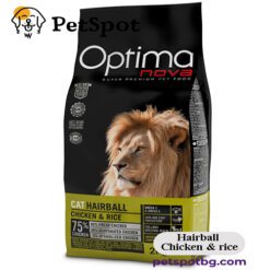 OPTIMA NOVA CAT Hairball Chicken&Rise