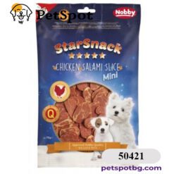 Лакомство STARSNACK MINI Chicken Salami Slice 70 гр NOBBY Германия 50421