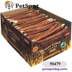 Лакомство StarSnack BBQ Wrapped Duck - 59% патешко месо и 33.5% натурална телешка кожа, Ø 7-8 мм / 25 см - НАСИПНО - NOBBY Германия - 50479