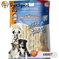 Лакомство StarSnack кожени солети бели 12,5 см 6-7 мм / 30 бр 68007