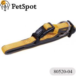 Нашийник за куче NOBBY “CLASSIC PRENO“, найлон с неопренова подплата, - оранжев/сив, - 80520-04-80524-04