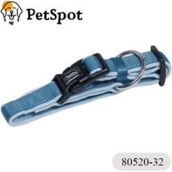 Нашийник за куче NOBBY “CLASSIC PRENO“, найлон с неопренова подплата, - светло син, - 80520-32-80524-32