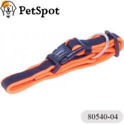 Нашийник за куче NOBBY “MESH PRENO“, мрежа, найлон с неопренова подплата, - оранжев, - 80540-04-80544-04