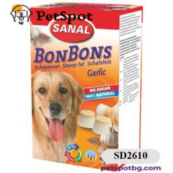 Бонбони SANAL Dog Garlic - 100 % натурални с чесън, 150 гр, Холандия SD2610