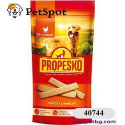 Лакомство за куче PROPESKO Strips 12 броя- пиле -40744